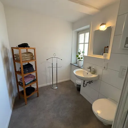 Fachwerk Und Moderne - Gemuetliche Mit 2 Schlafzimmern Und Offener Wohnkueche * 沃尔夫根