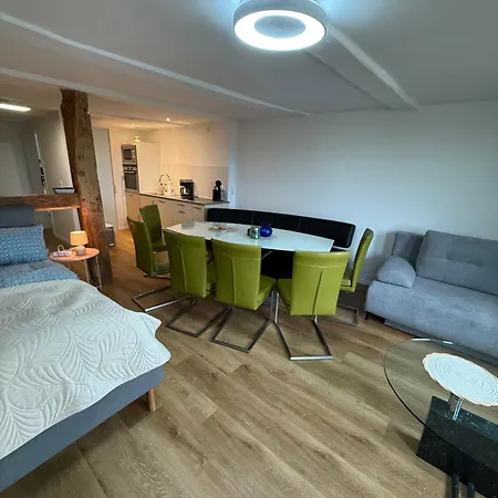 Fachwerk Und Moderne - Gemuetliche Mit 2 Schlafzimmern Und Offener Wohnkueche 公寓