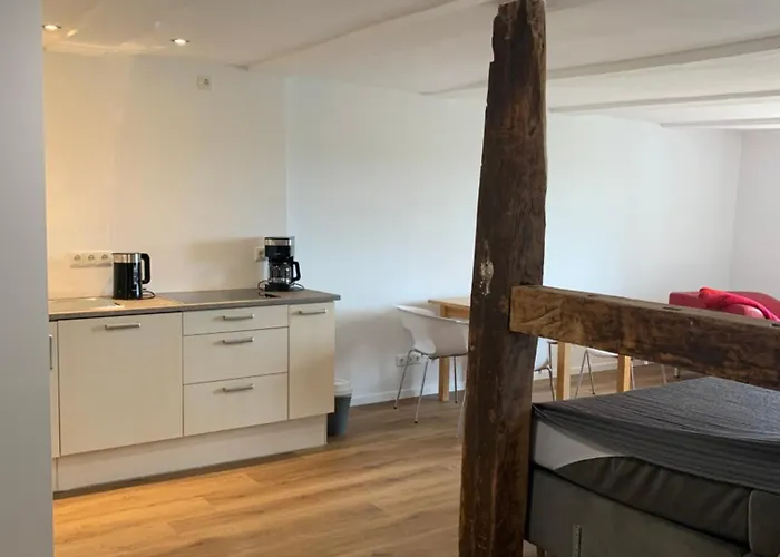 Lägenhet Fachwerk Und Moderne - Gemuetliche Mit 2 Schlafzimmern Und Offener Wohnkueche Wolfhagen