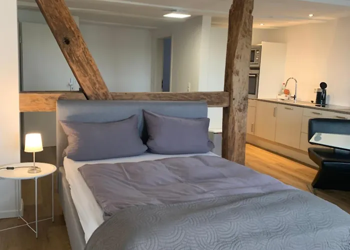 Lägenhet Fachwerk Und Moderne - Gemuetliche Mit 2 Schlafzimmern Und Offener Wohnkueche Wolfhagen